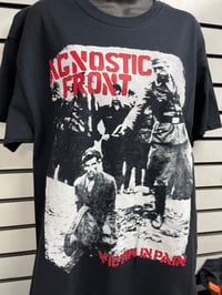 Image 1 of Agnostic Front-25th Anniversary of Victim In Pain T-Shirt(Generation Records Exclusive Print)