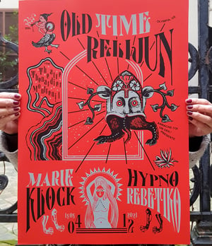 OLD TIME RELIJUN (gig poster Paris 2021)