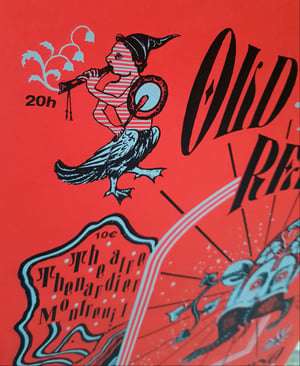 OLD TIME RELIJUN (gig poster Paris 2021)