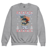 Image 1 of Youth Slayin' Since '76 Ugly Christmas Sweatshirt