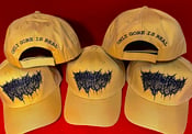 Image of Officially Licensed Golem of Gore Yellow Dad Hat And Disgorged Foetus Mesh Hat!!