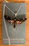 Death Head Moth Wooden Pendant