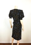 1980s Saint Laurent Silk Floral Wrap Dress