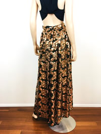 Image 5 of 1980s Gold Metallic Sequin Beaded Skirt