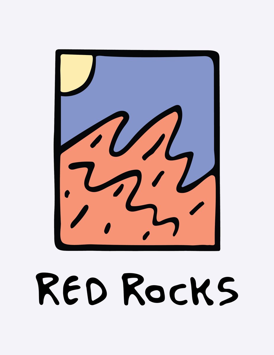 Red Rocks Print | DINOFEED