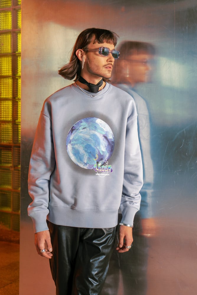 Image of O P I U M X I I SERENE BLUE SWEATSHIRT