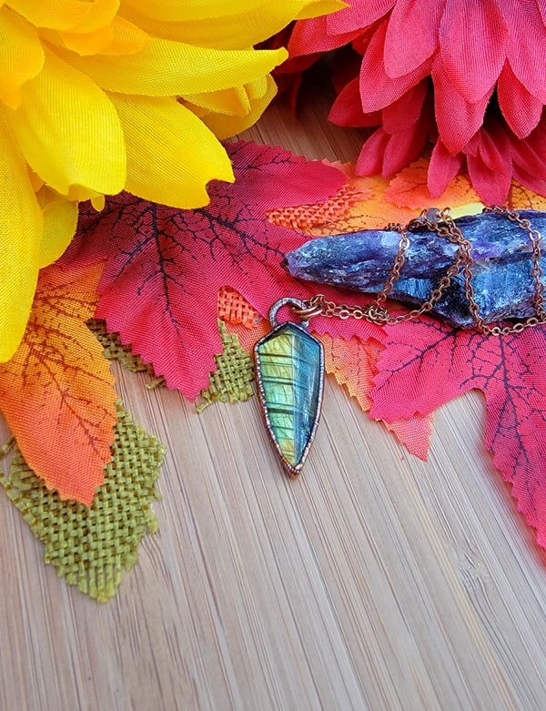 Image of Labradorite Pendant #4