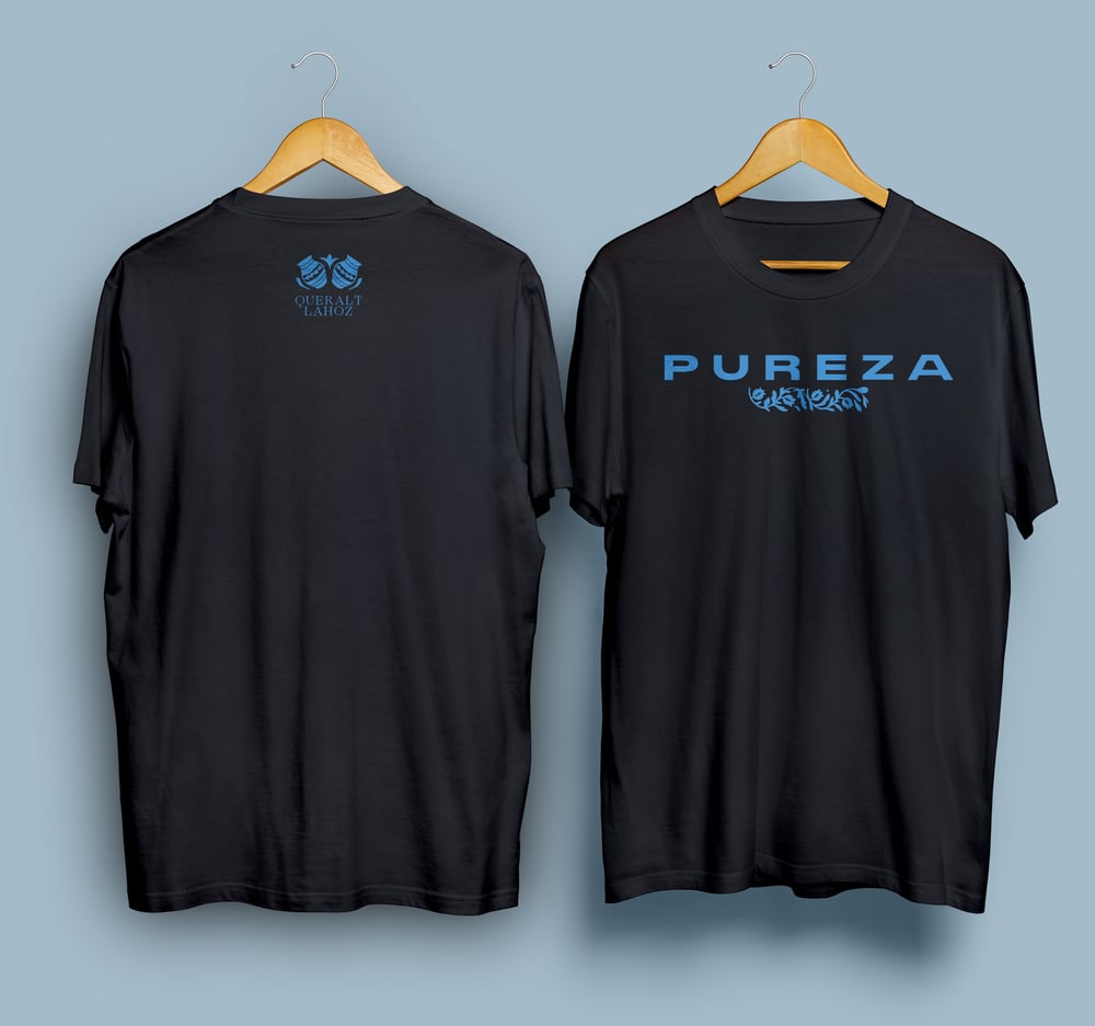 SAMARRETA // CAMISETA QUERALT LAHOZ  "PUREZA" - NEGRA