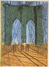 Brooklyn Bridge by JoAnn Savage