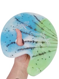 Image 1 of Dragonfly Lavender Fields Paint Palette 