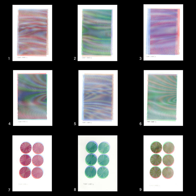 Moire print A5 (several colors) Image 5