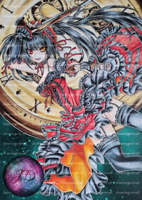 Image 1 of Kurumi mit Uhr date a live poster 