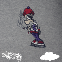 Image 3 of Mr MET X SIKA (smoking SIKA) embroidered hoodies (limited edition)