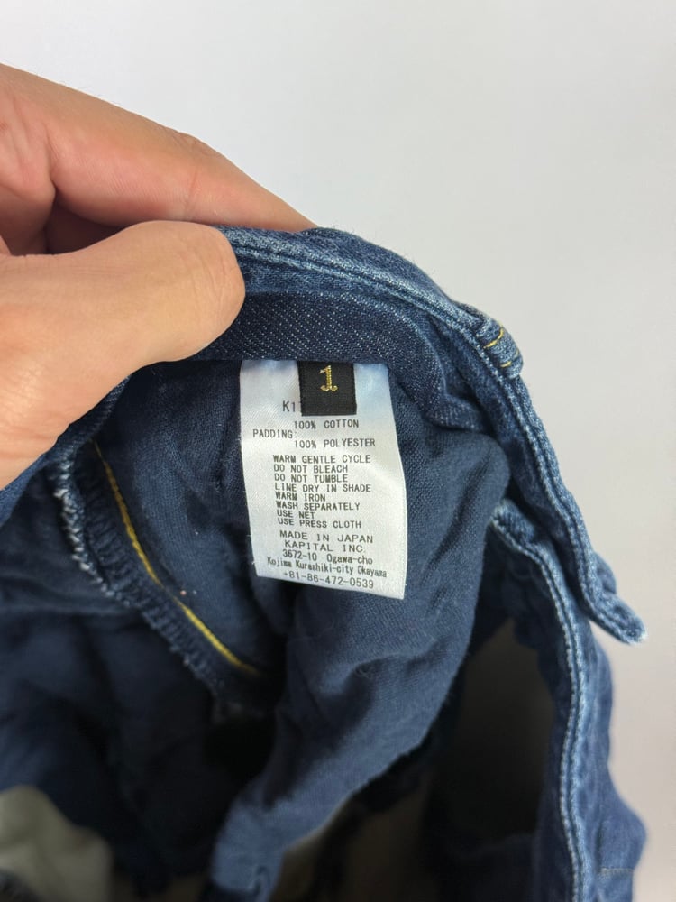 Image of Kapital Quilted Long Jorts