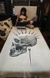 Not Dead 50 x 60 inch cotton woven blanket