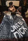 Don't Be A Dick: Extra Large Cotton Woven Blanket  (*on demand print)