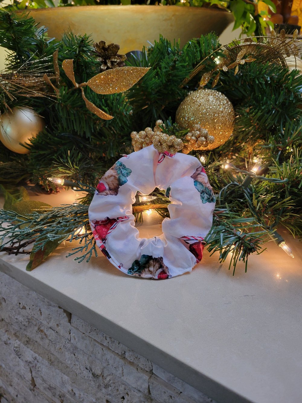 Image of Christmas Cat Scrunchies 