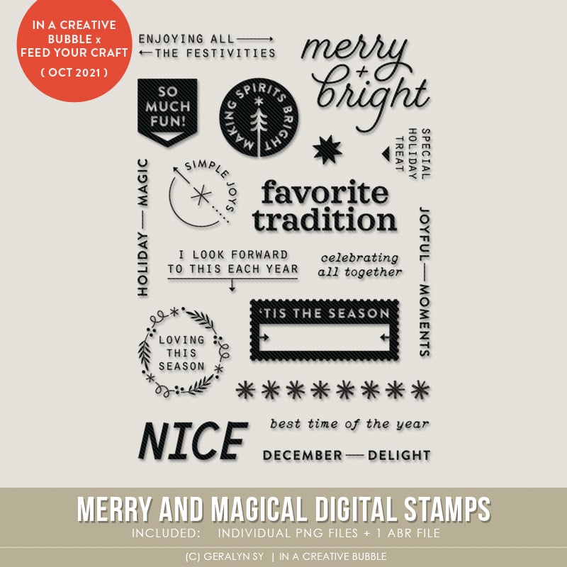 Image of Merry and Magical Stamp Brushes (Digital)