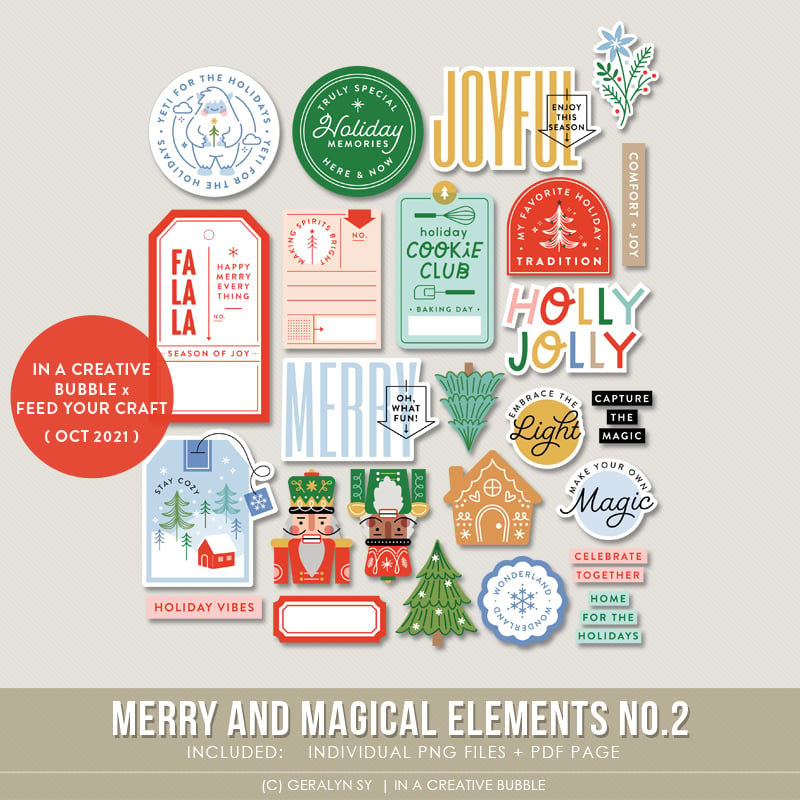Image of Merry and Magical Elements No.2 (Digital)