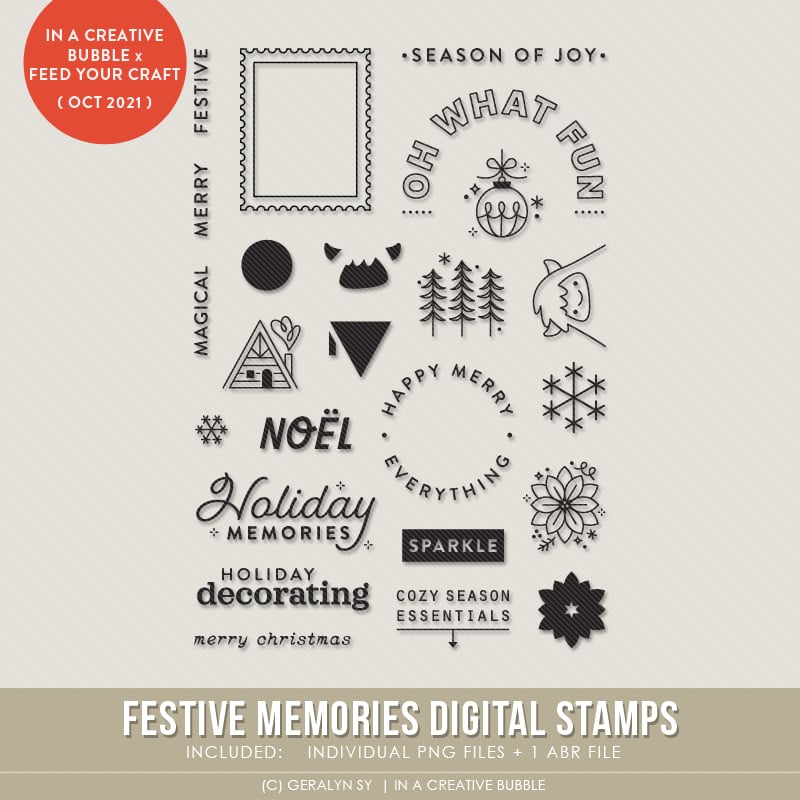Image of Festive Memories Stamp Brushes (Digital)