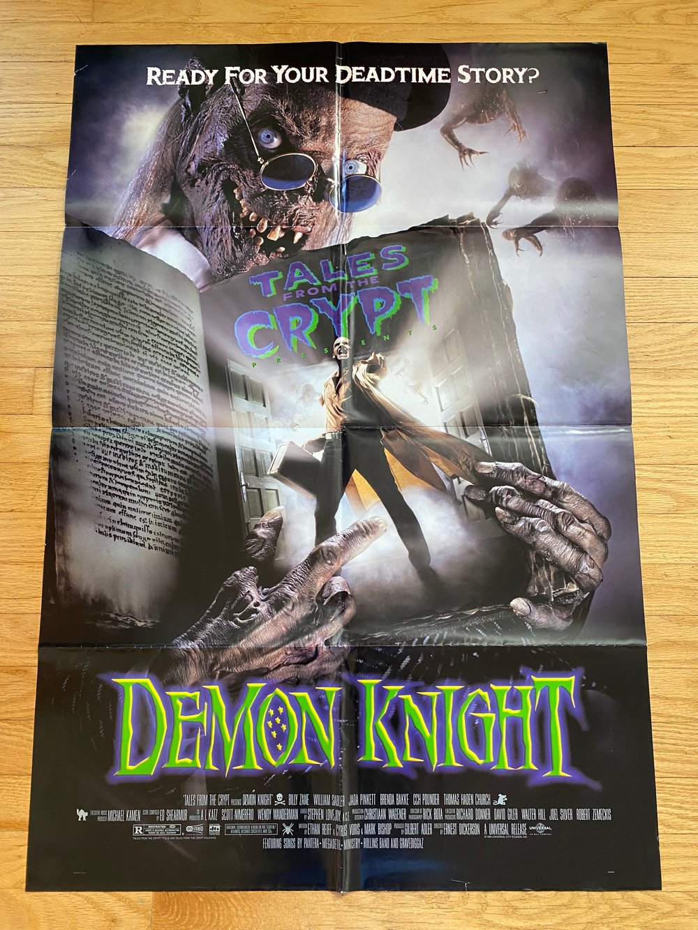 1995 TALES FROM THE CRYPT: DEMON KNIGHT Original U.S. One Sheet Movie Poster