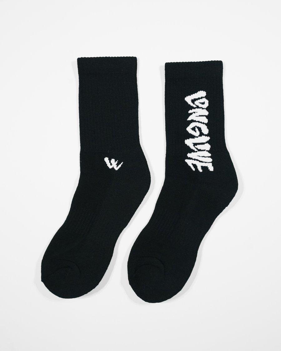 Image of Black Creepy Socks