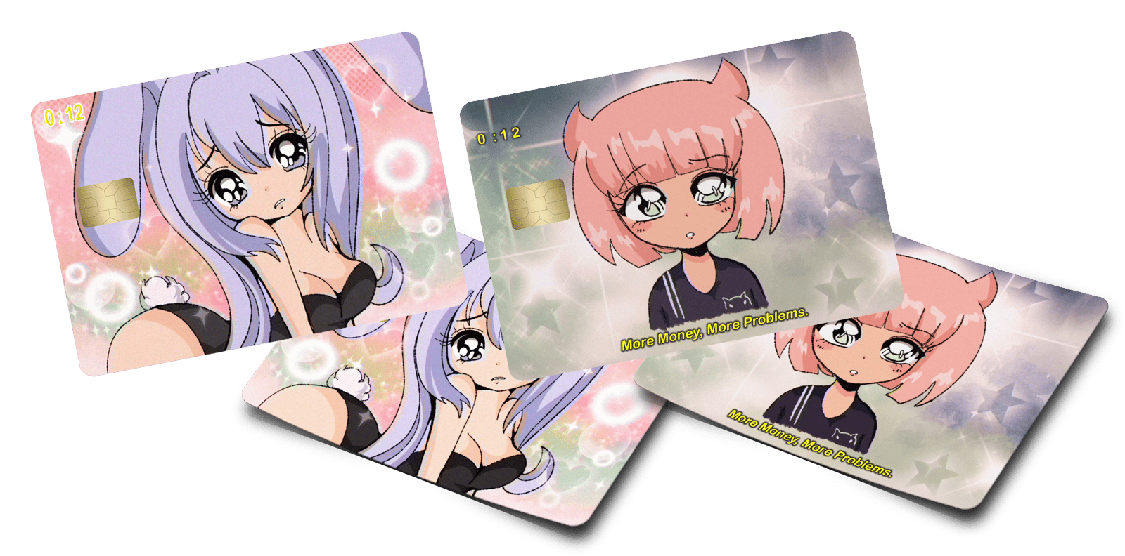 Credit Card Skin Anime  Etsy