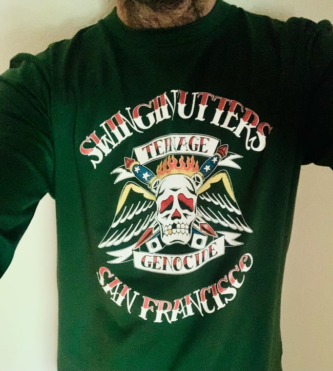 Green Long Sleeve Teenage Genocide 