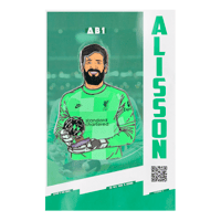 ALISSON BECKER ~ PIN BADGE (STANDARD)