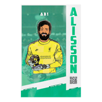 ALISSON BECKER ~ PIN BADGE (RARE)