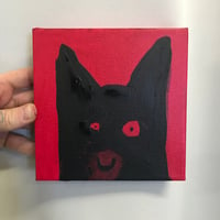 Image 1 of Bob the Bat (RED) Painting 