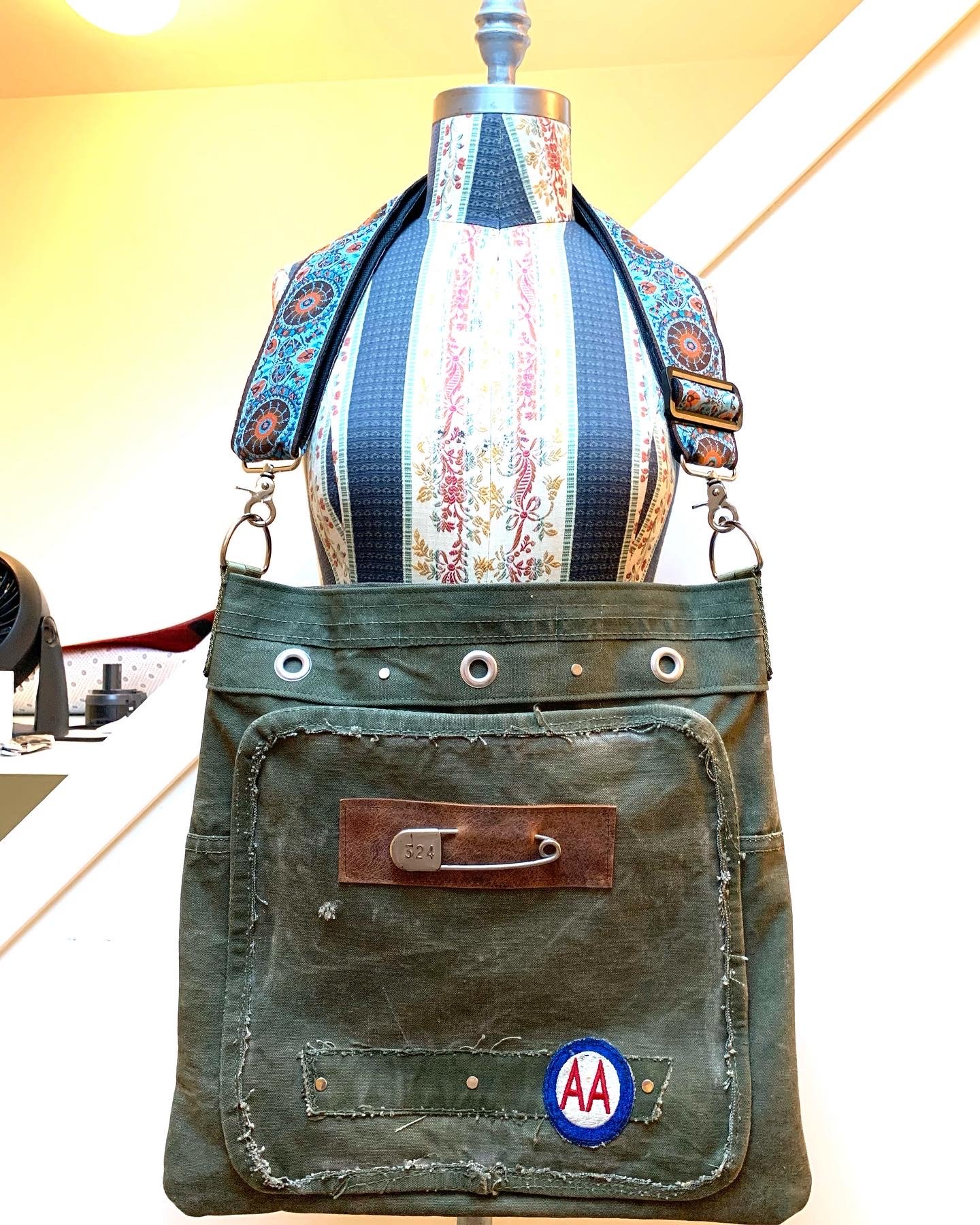Image of Vintage Safety Pin Badass Bag 