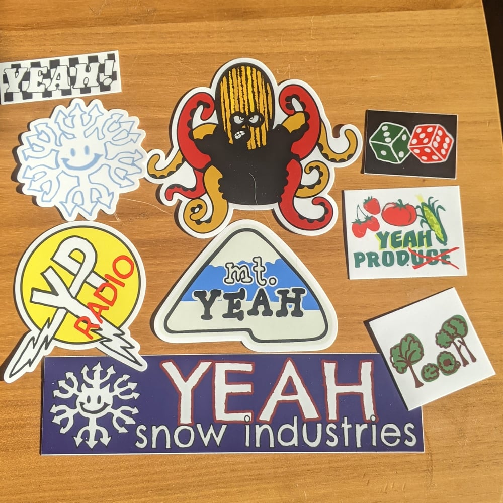 Image of YEAH! FW 2021/22 Sticker pack