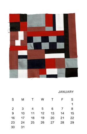 Image of 2022 Quilted Calendar 