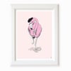 Poster French Flamingo