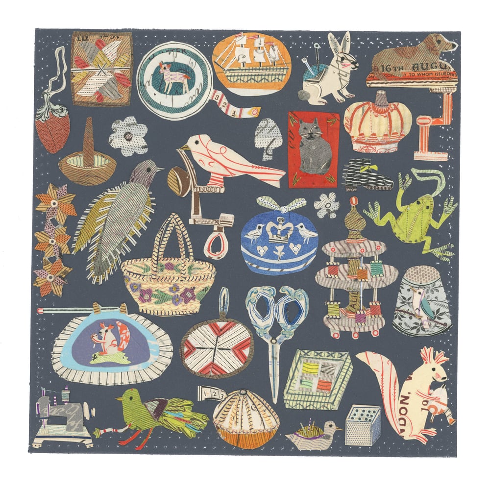 Image of The Squirrels And the sewing Machine......GICLEE PRINT