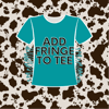 Add Fringe To Sides Of Any Tee