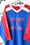 Image of cold player hockey jersey in red/wht/blue
