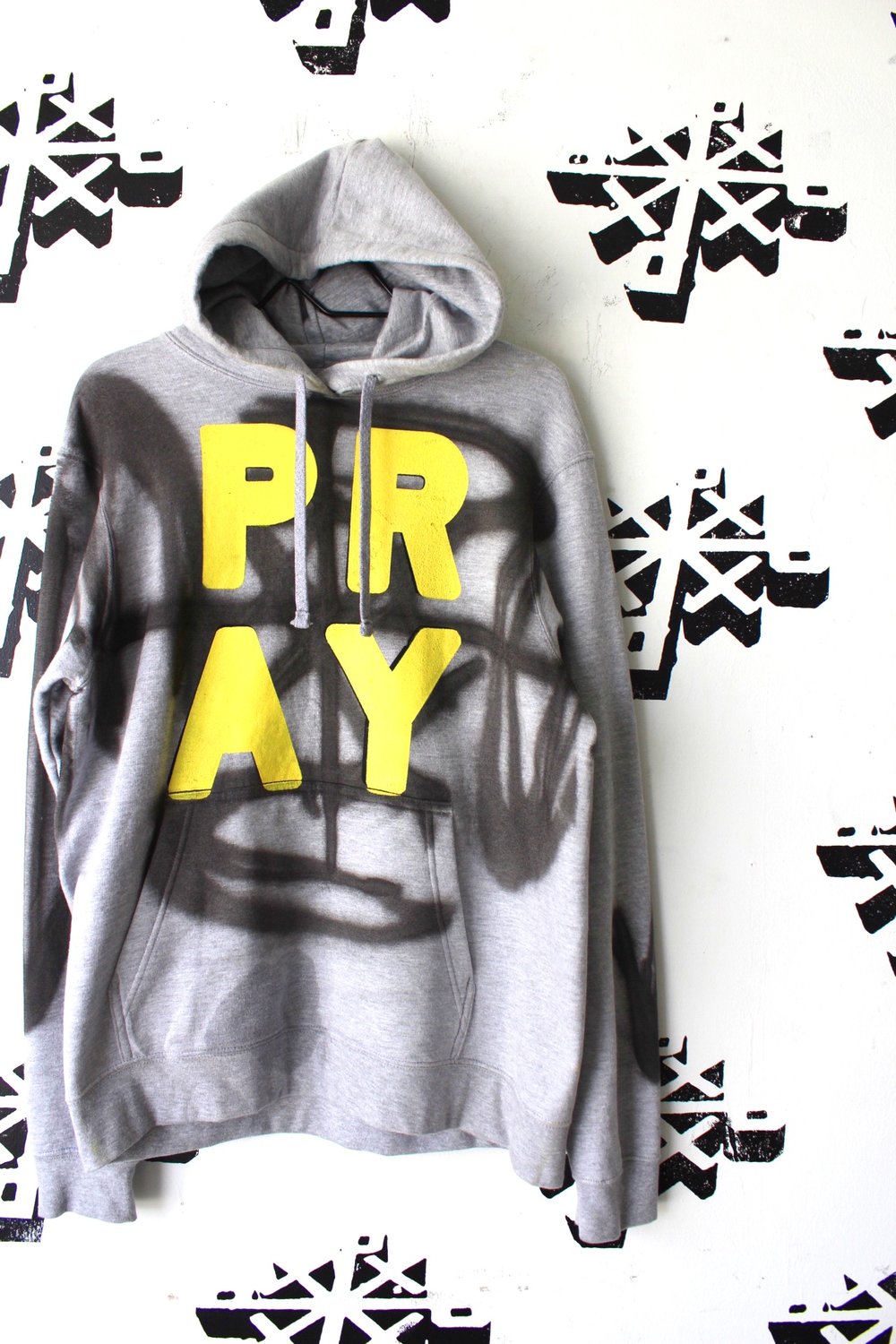 its all over hoodie in gray