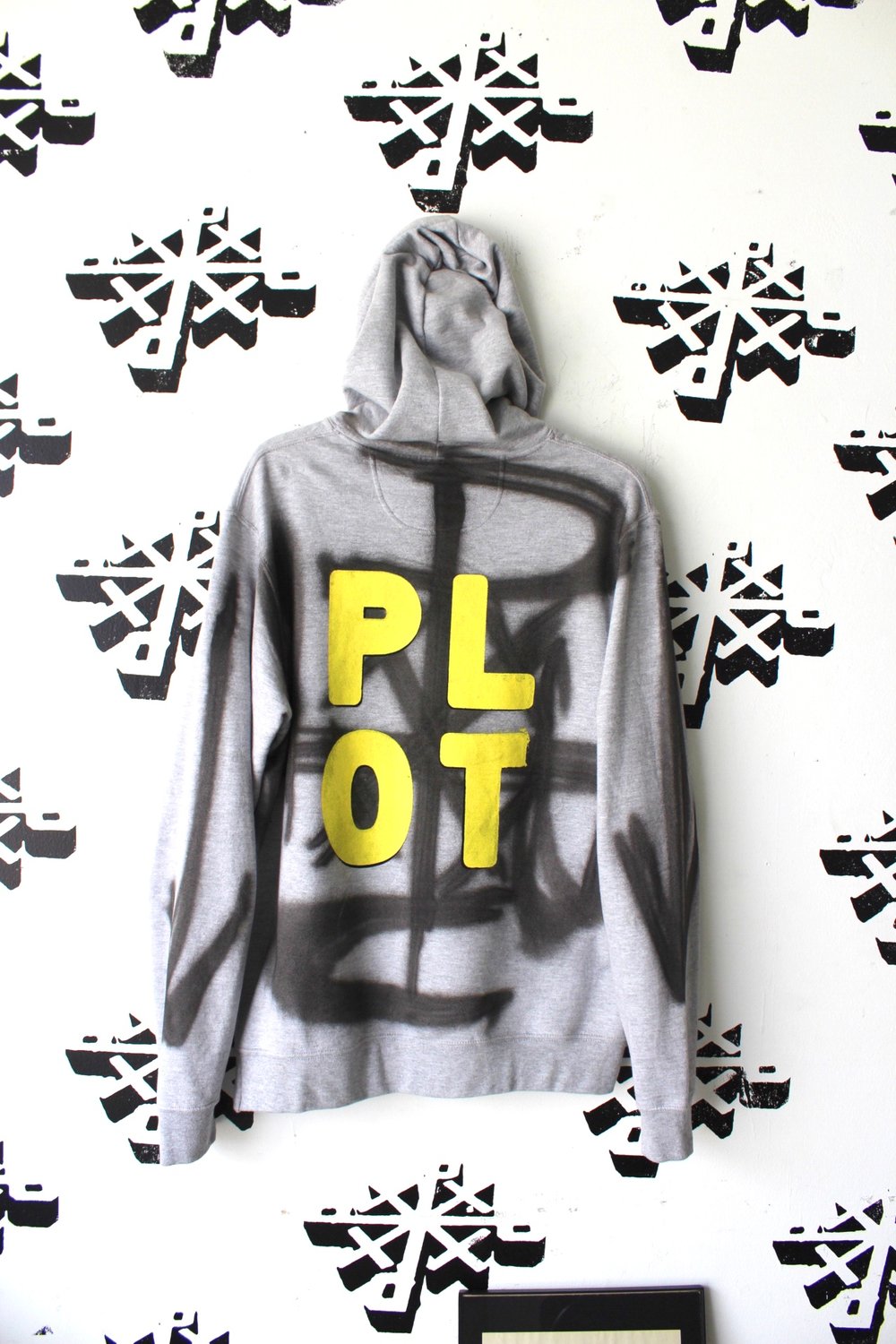 its all over hoodie in gray