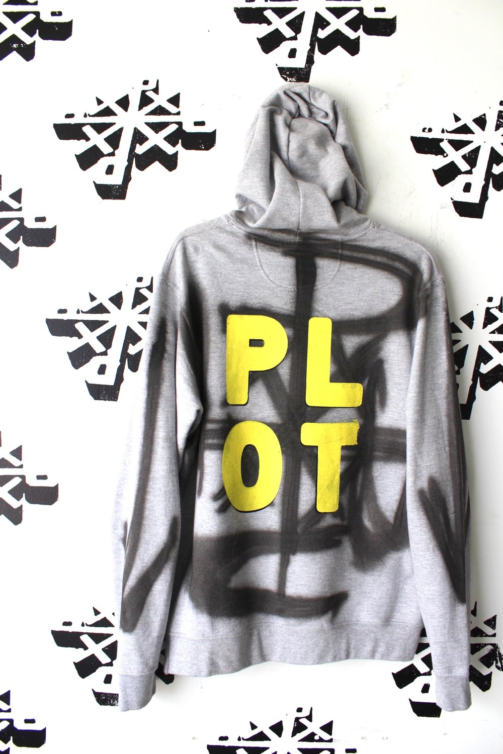 its all over hoodie in gray