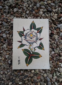 Image 2 of Original Rose Painting