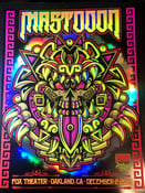 Image of (FOIL Edition) Mastodon Oakland Gigposter 2021