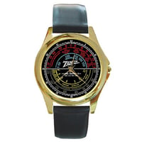 Zenith 12A58 Dial Radio Custom Style Round Gold Metal Watch