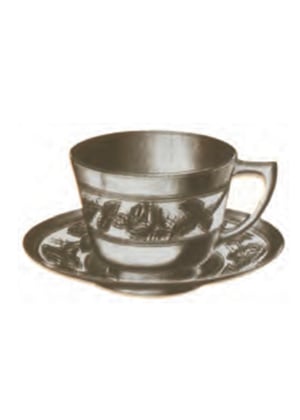 Image of Tea cup Perspex brooch 