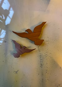 Set of 2 x flying birds