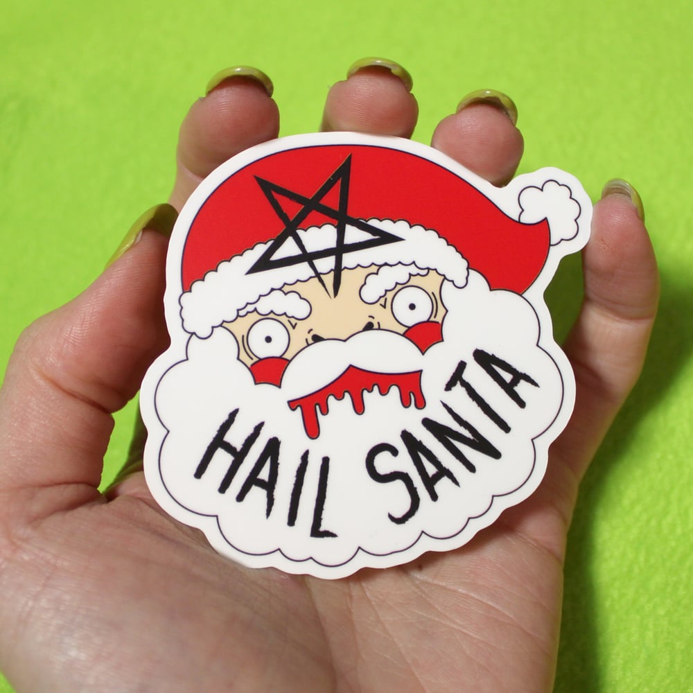 Hail Santa Stickers