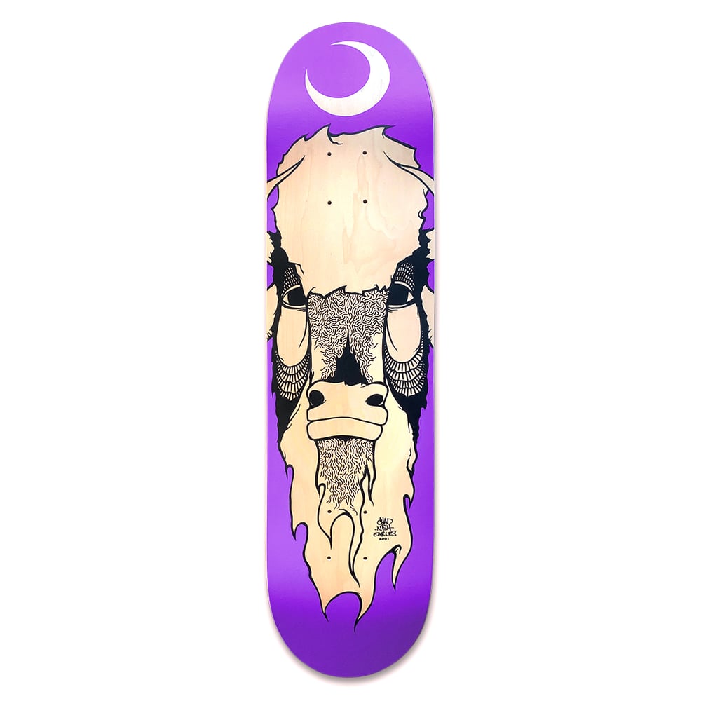 Image of Tah-nah-hah Purple Skateboard Deck