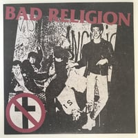 Image 1 of BAD RELIGION - "Public Service Tracks" 7" EP (CLEAR/BLUE SPLATTER)