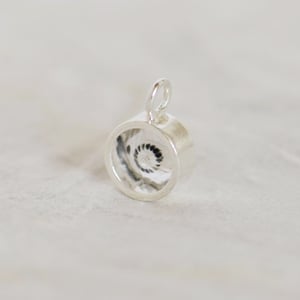 Image of Himalaya 'Herkimer' Diamond Quartz round cut silver necklace